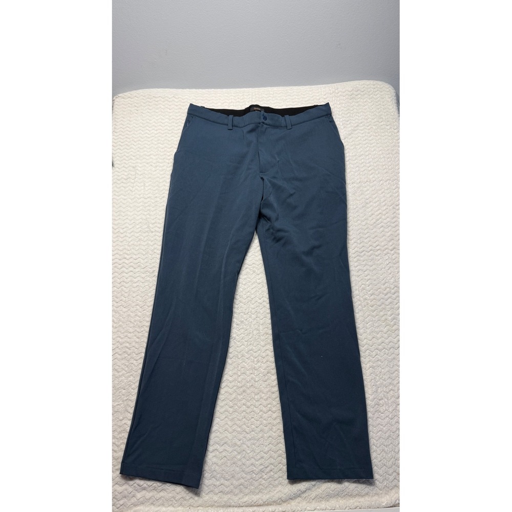 Quince Ultra-Stretch 24/7 Smart Chino Pants Blue Teal 36x30 M-PNT-6 Mens